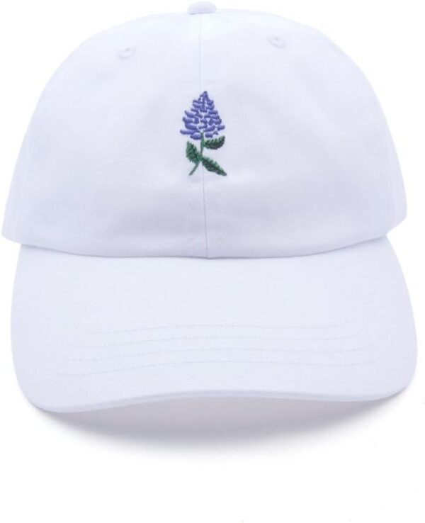 Rose Embroidered Dad Hat Women Men Cute Adjustable Cotton Floral Baseball Cap