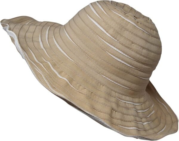 Packable Reversible  Sun Shade Beach Hat, Adjustable Wide Shapeable Brim, SPF UPF 50 UV Protection